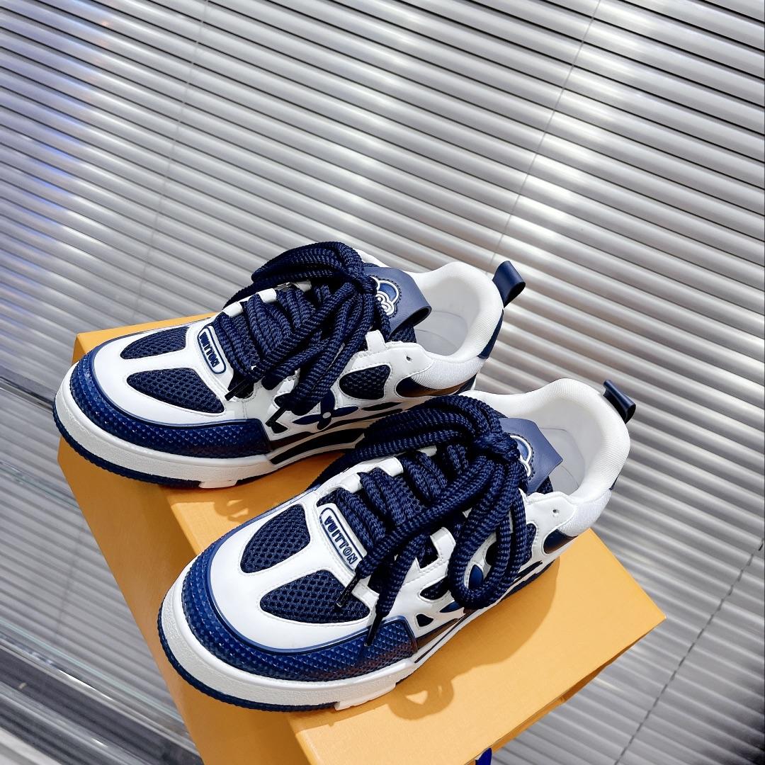 Louis Vuitton LV Trainer Sneaker     - FashionPlug