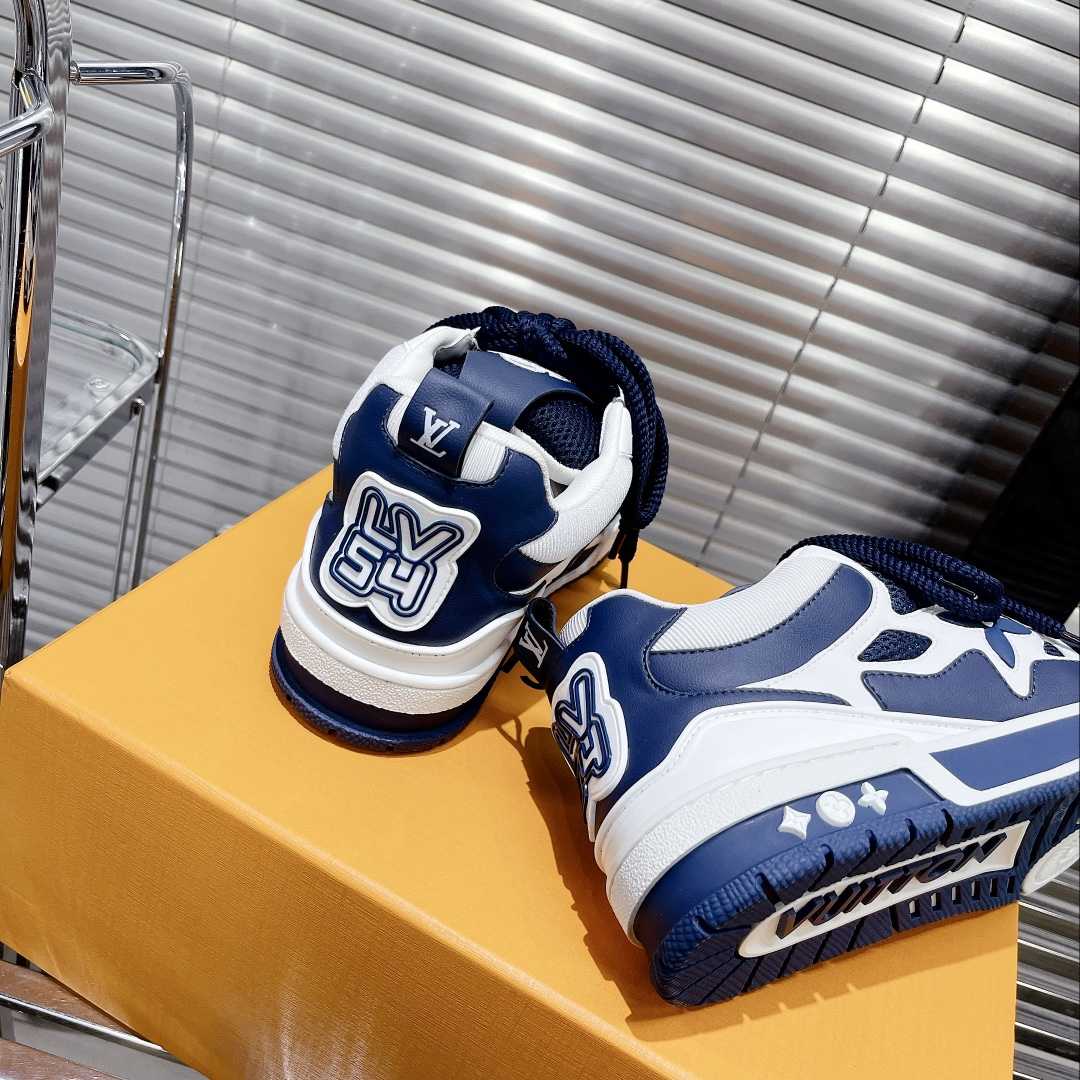 Louis Vuitton LV Trainer Sneaker     - FashionPlug