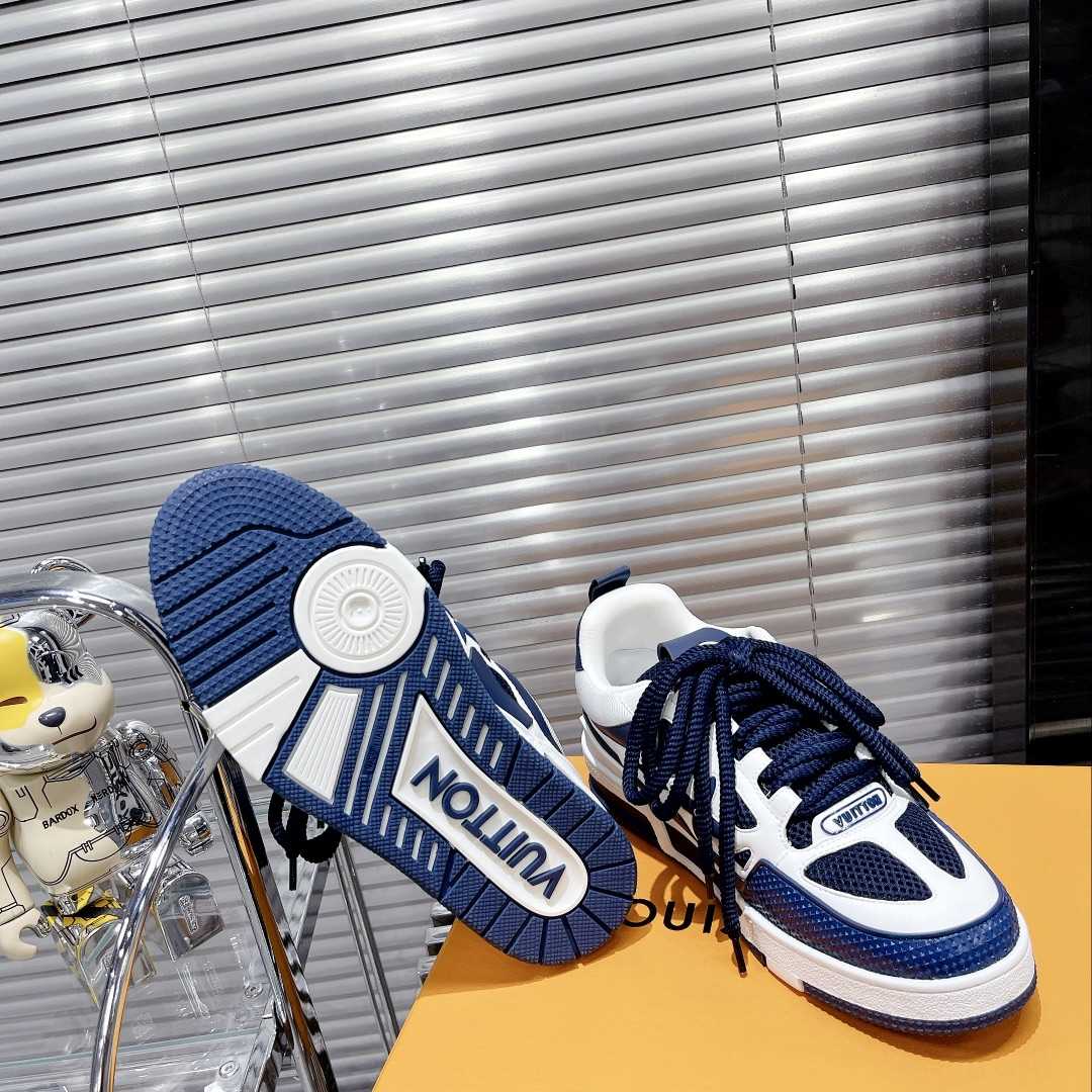 Louis Vuitton LV Trainer Sneaker     - FashionPlug