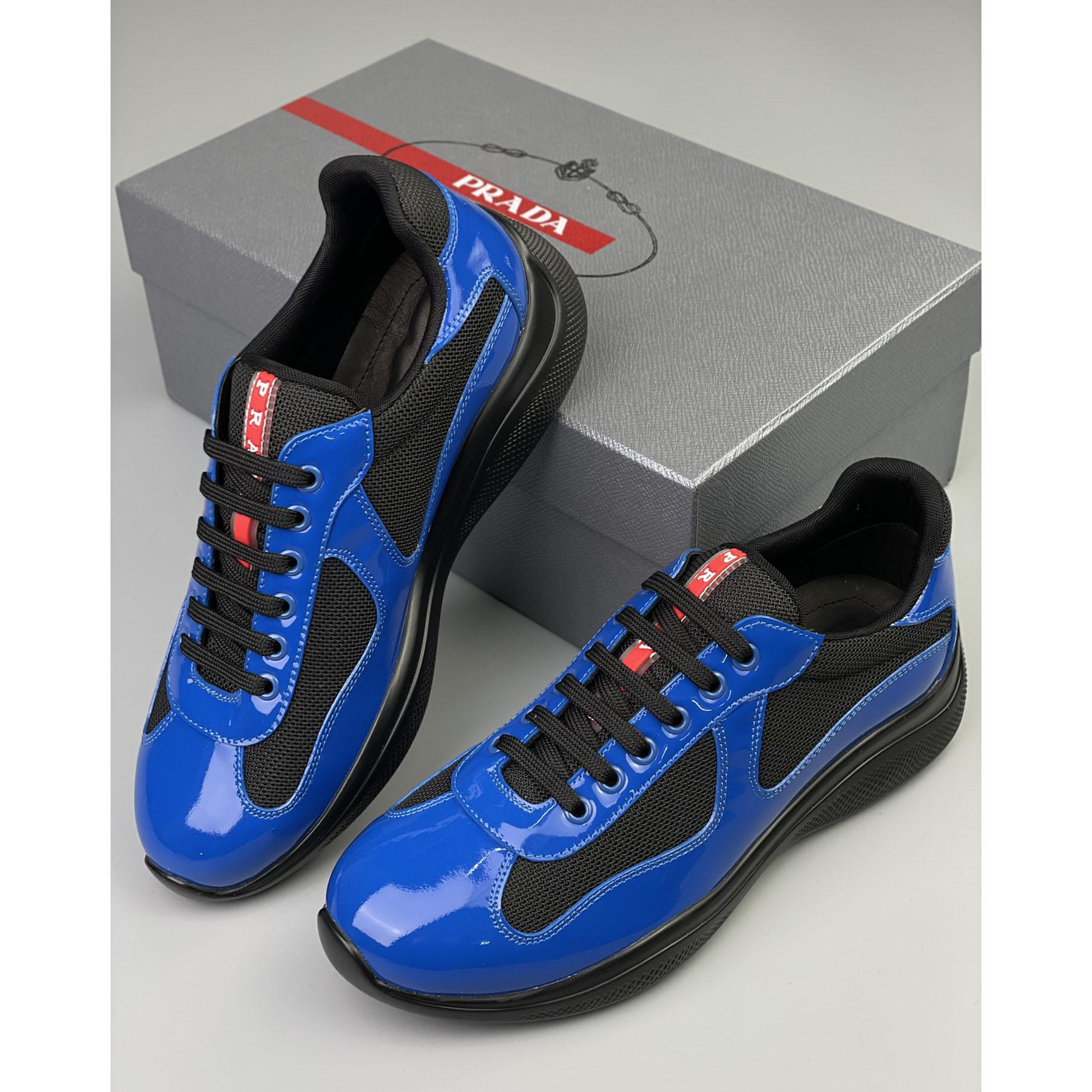 Prada Male America's Cup Sneaker  - FashionPlug