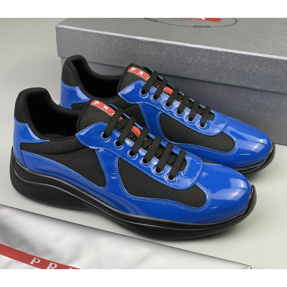 Prada Male America's Cup Sneaker  - FashionPlug