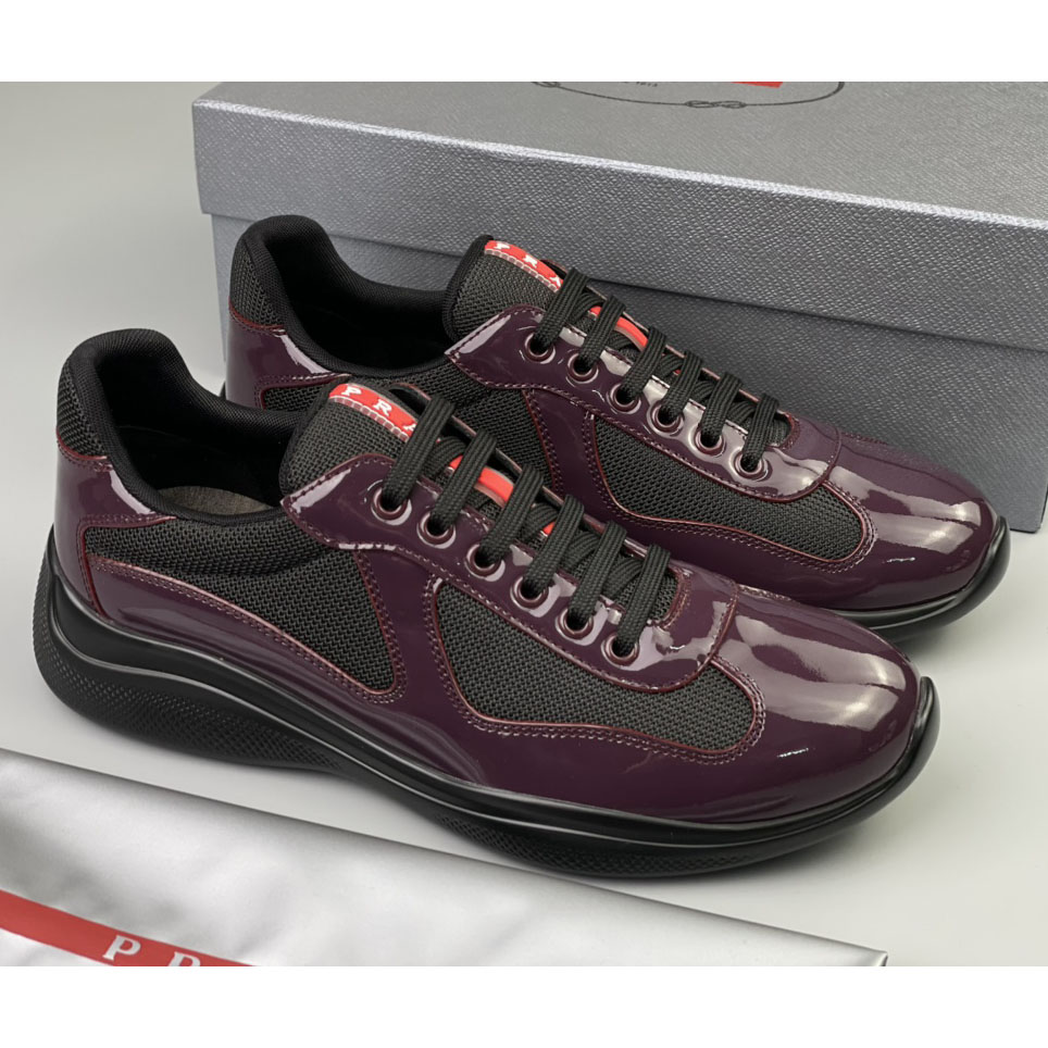 Prada Male America's Cup Sneaker  - FashionPlug