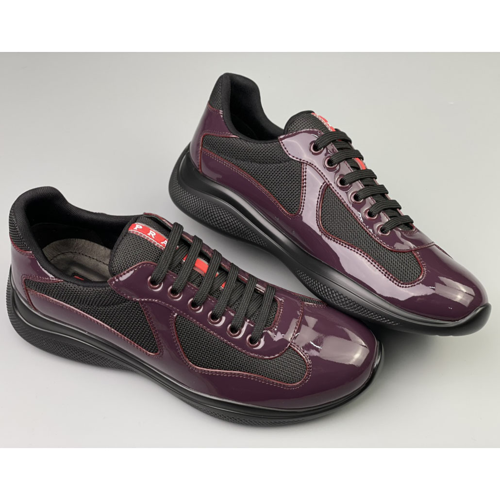 Prada Male America's Cup Sneaker  - FashionPlug