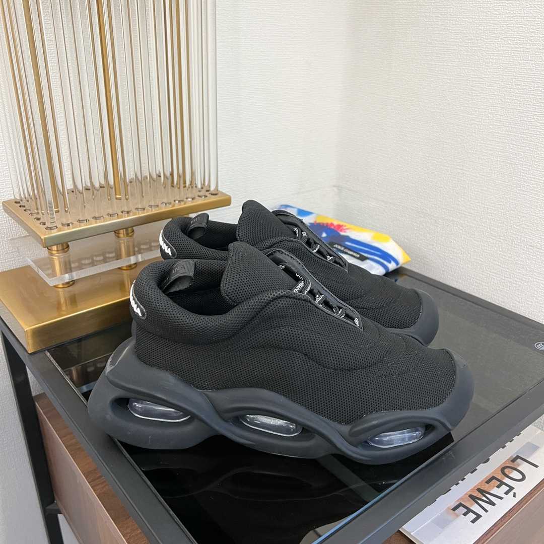 Dolce & Gabbana Fabric Wave Sneakers - FashionPlug