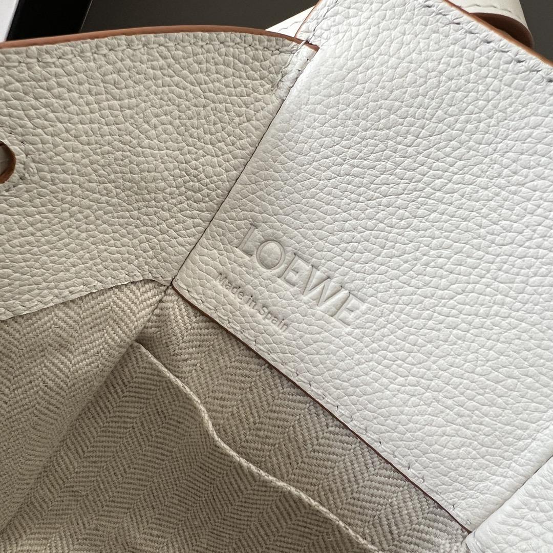 Loewe Mini Hammock drawstring in soft grained calfskin - FashionPlug