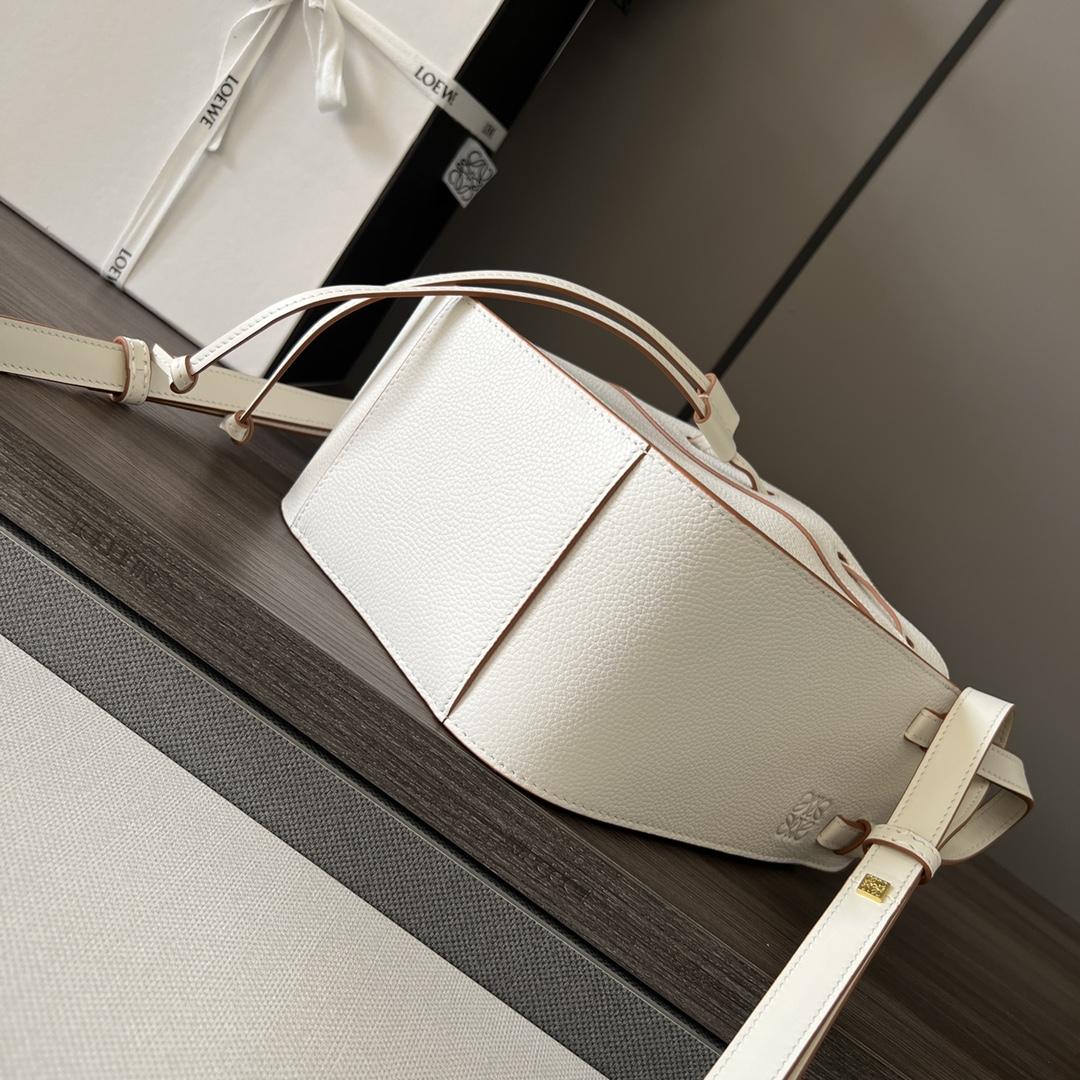 Loewe Mini Hammock drawstring in soft grained calfskin - FashionPlug