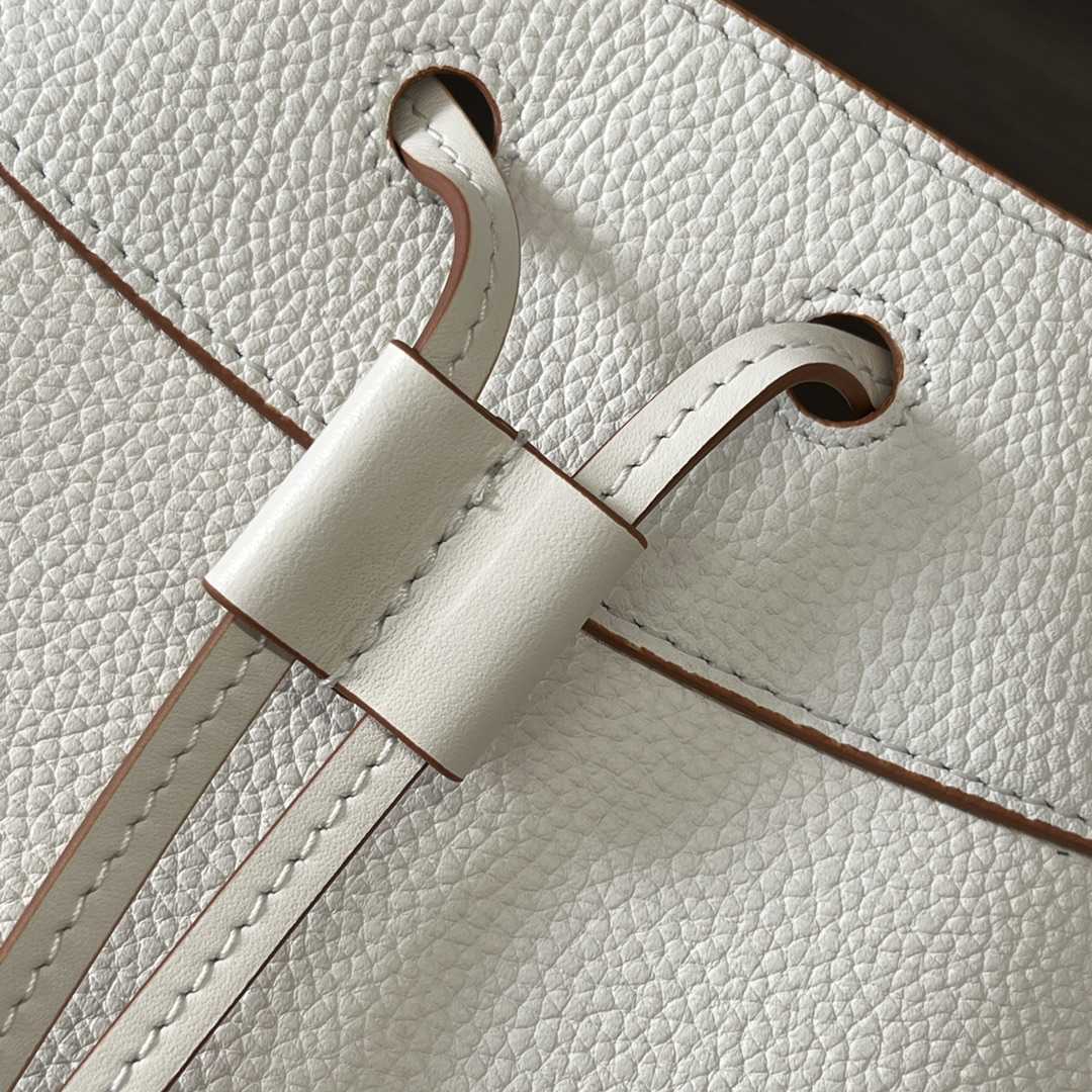 Loewe Mini Hammock drawstring in soft grained calfskin - FashionPlug