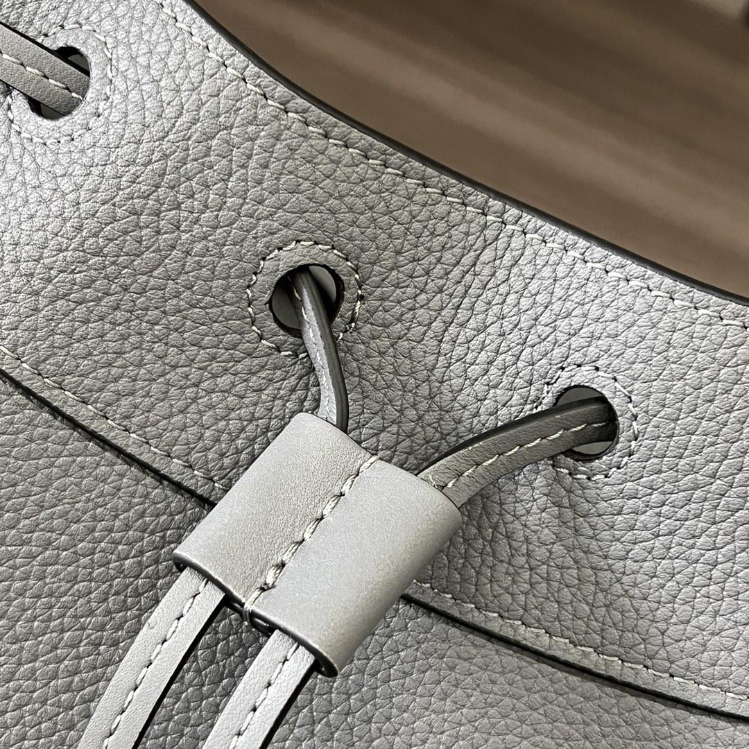 Loewe Mini Hammock drawstring in soft grained calfskin - FashionPlug