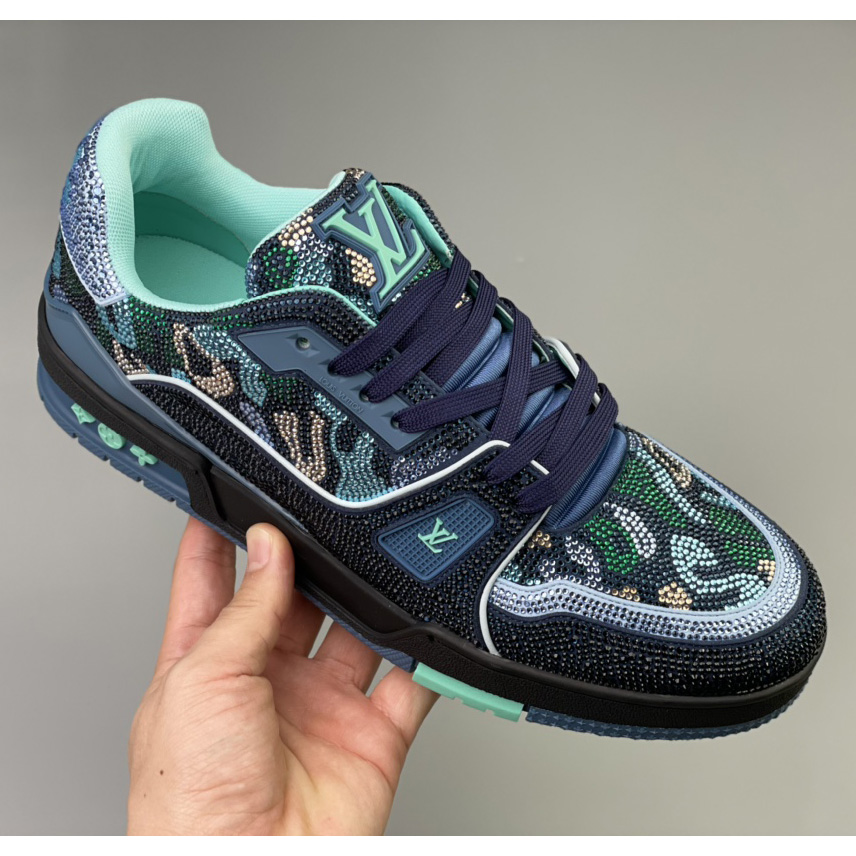 Louis Vuitton LV Trainer Sneaker     - FashionPlug