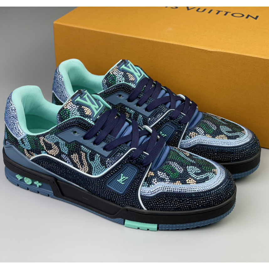 Louis Vuitton LV Trainer Sneaker     - FashionPlug