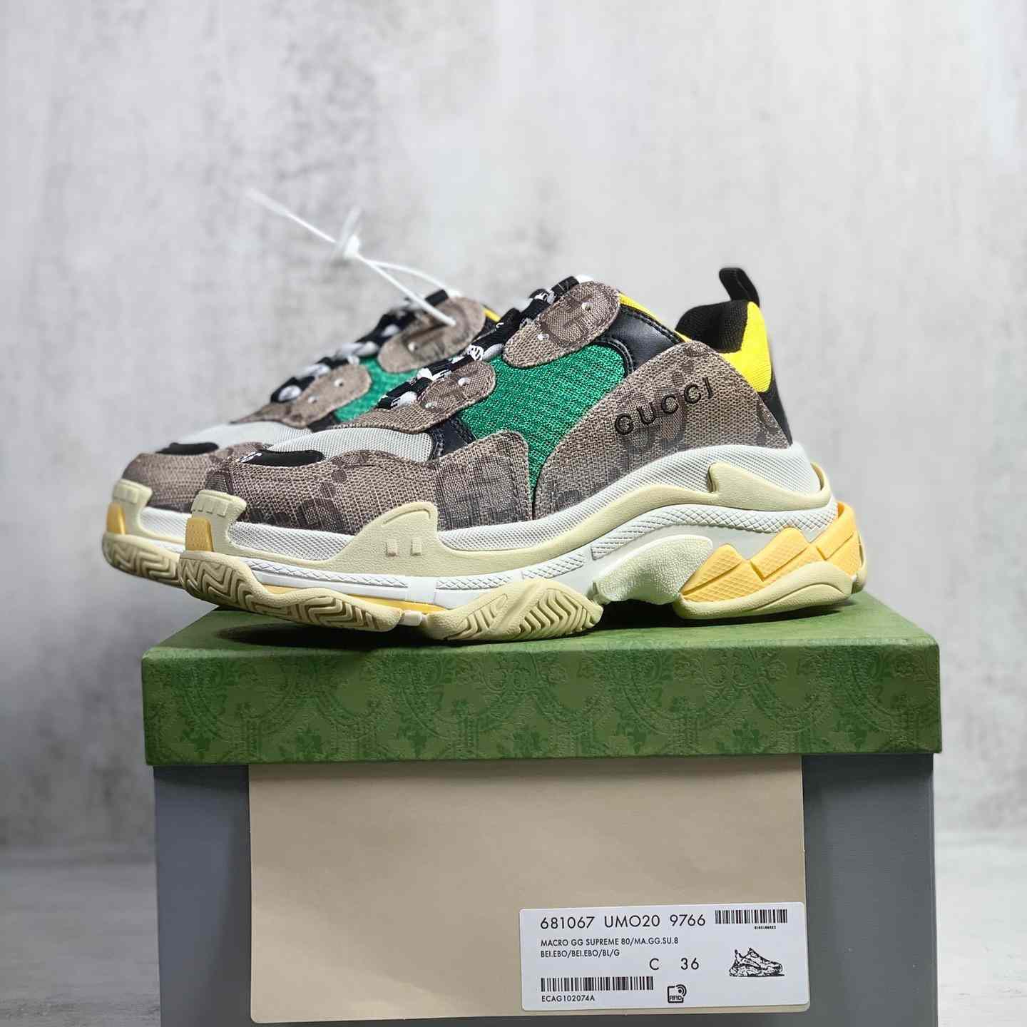 Gucci x Balenciaga The Hacker Project Triple S Sneaker  - FashionPlug