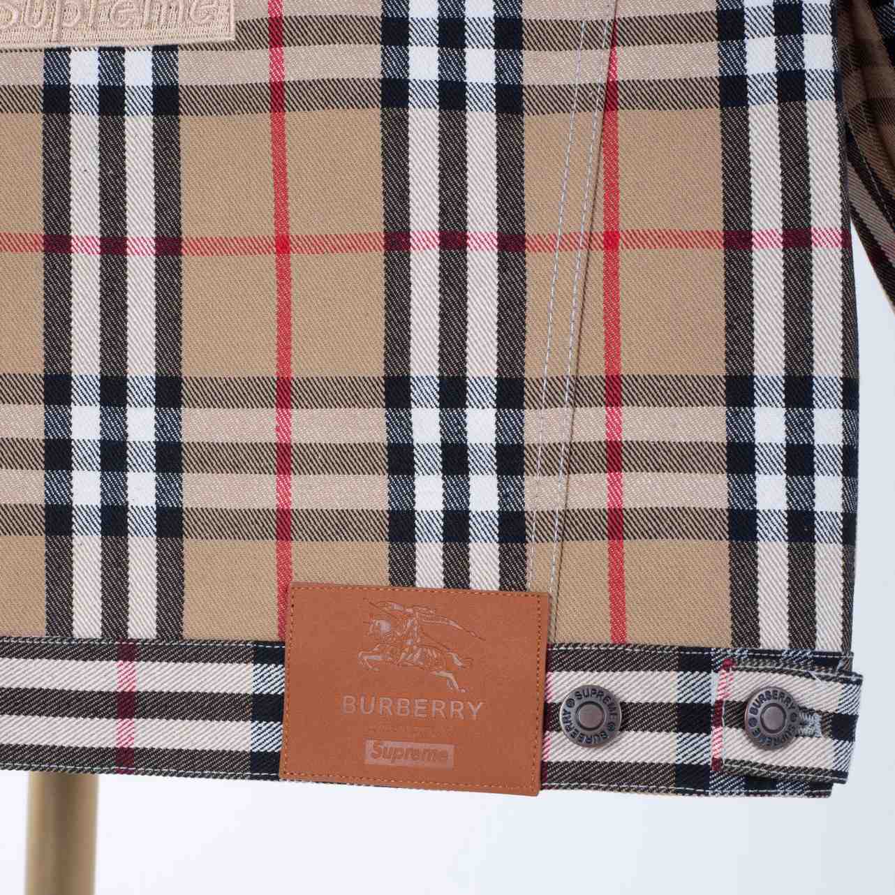 Burberry x Supreme Denim Trucker Jacket - FashionPlug