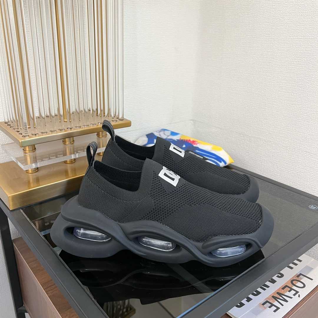 Dolce & Gabbana Stretch Mesh Wave Sneakers - FashionPlug