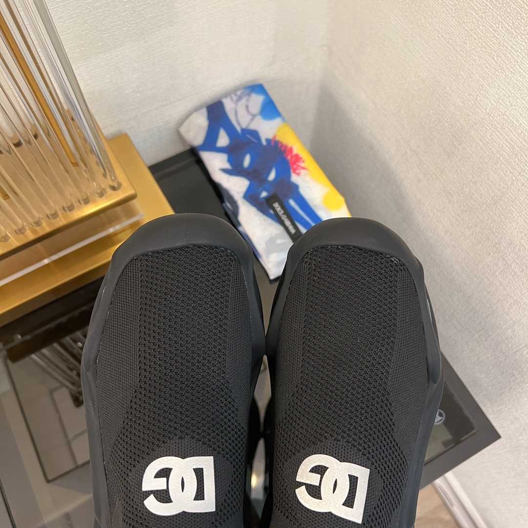 Dolce & Gabbana Stretch Mesh Wave Sneakers - FashionPlug