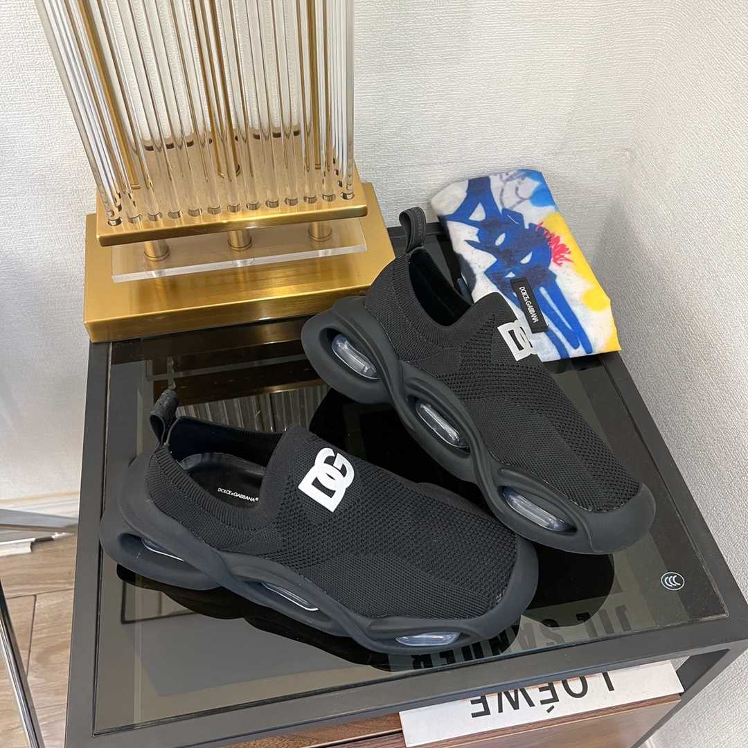 Dolce & Gabbana Stretch Mesh Wave Sneakers - FashionPlug