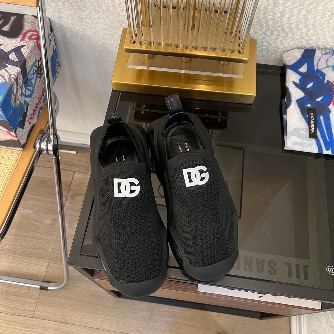 Dolce & Gabbana Stretch Mesh Wave Sneakers - FashionPlug