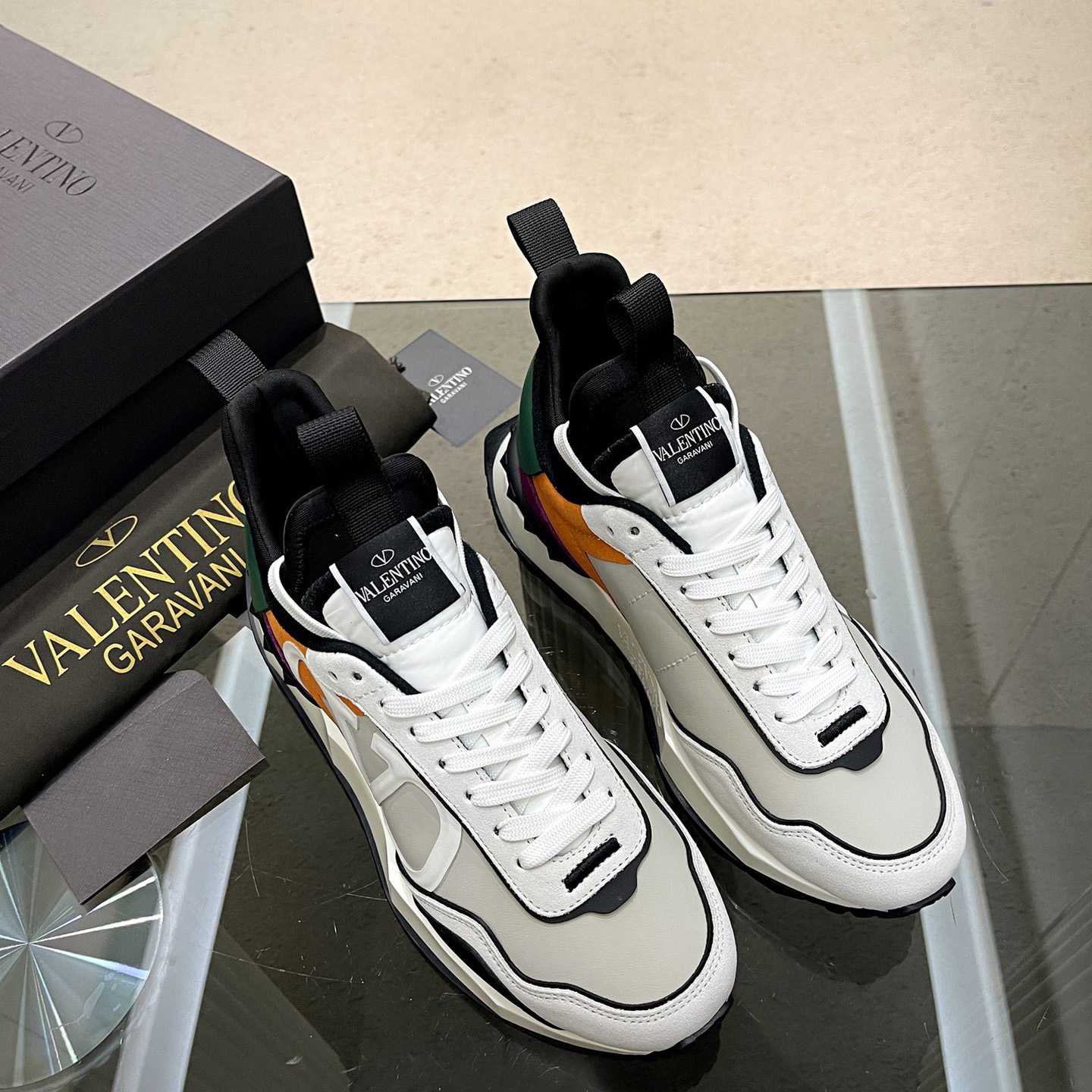 Valenti Netrunner Fabric And Suede Sneaker - FashionPlug