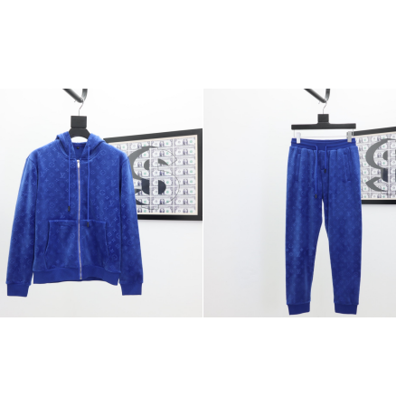 Louis Vuitton Zipped Track Hoodie & Track Pants - FashionPlug