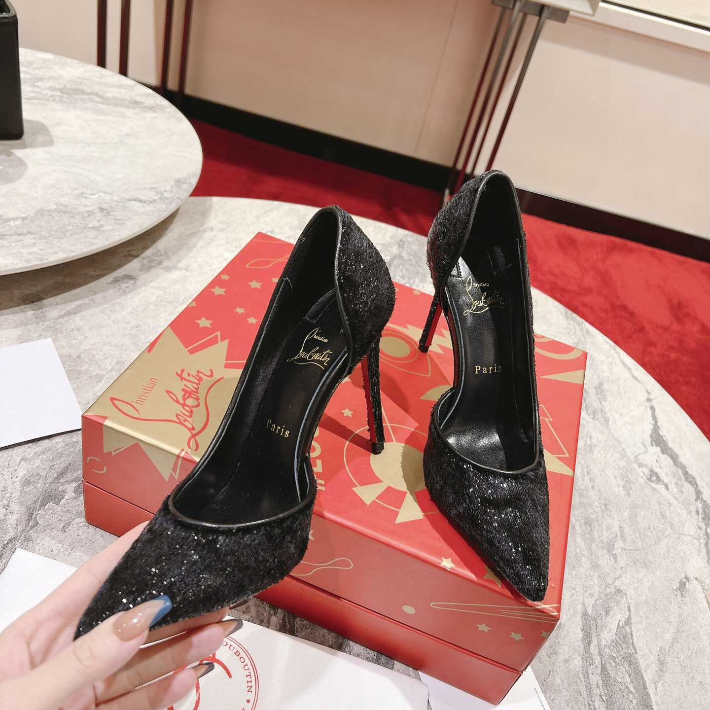 Christian Louboutin Iriza Pump   100mm - FashionPlug