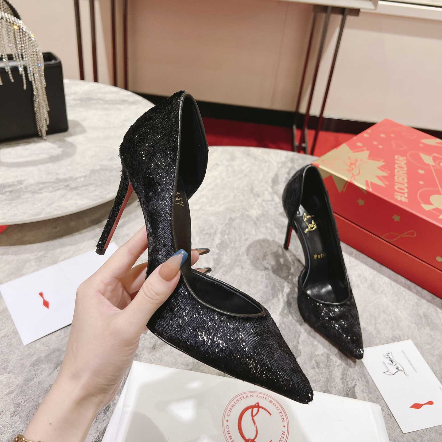 Christian Louboutin Iriza Pump   100mm - FashionPlug