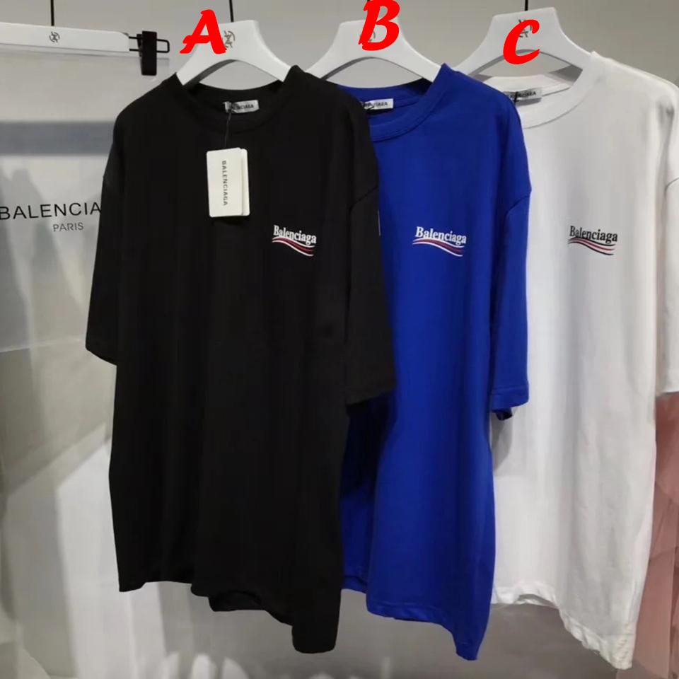 Balenciaga Campaign Logo T-Shirt - FashionPlug
