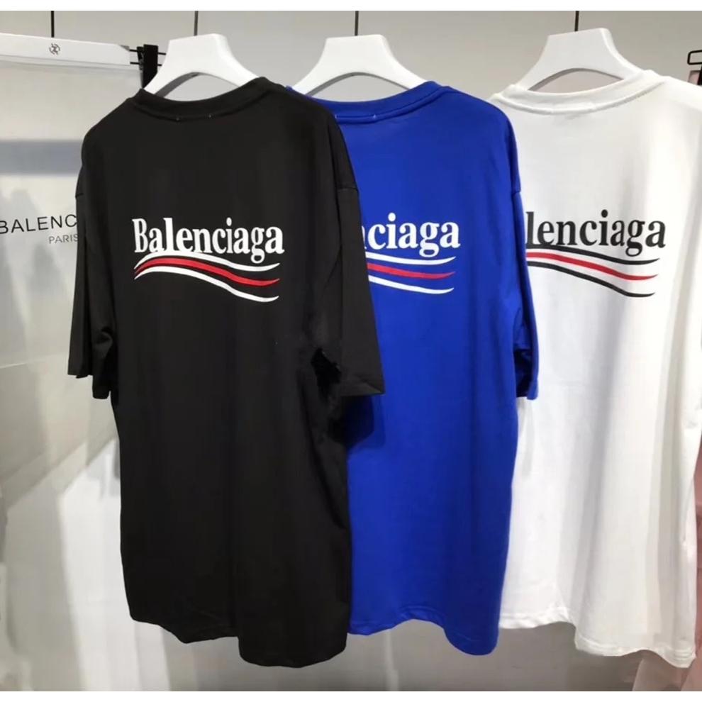 Balenciaga Campaign Logo T-Shirt - FashionPlug