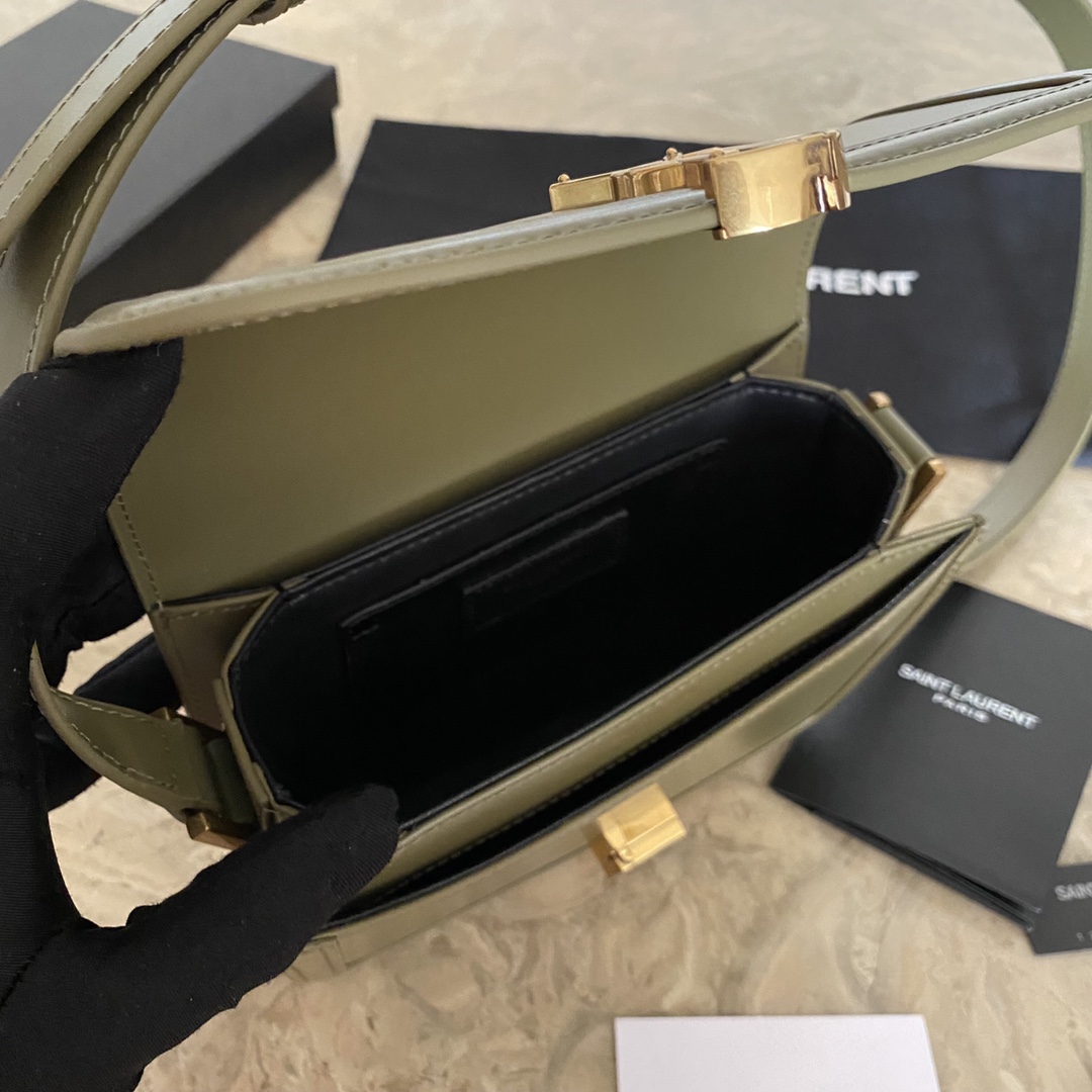 Saint Laurent Solferino Small Satchel In Box Saint Laurent Leather(19-13-5cm) - FashionPlug
