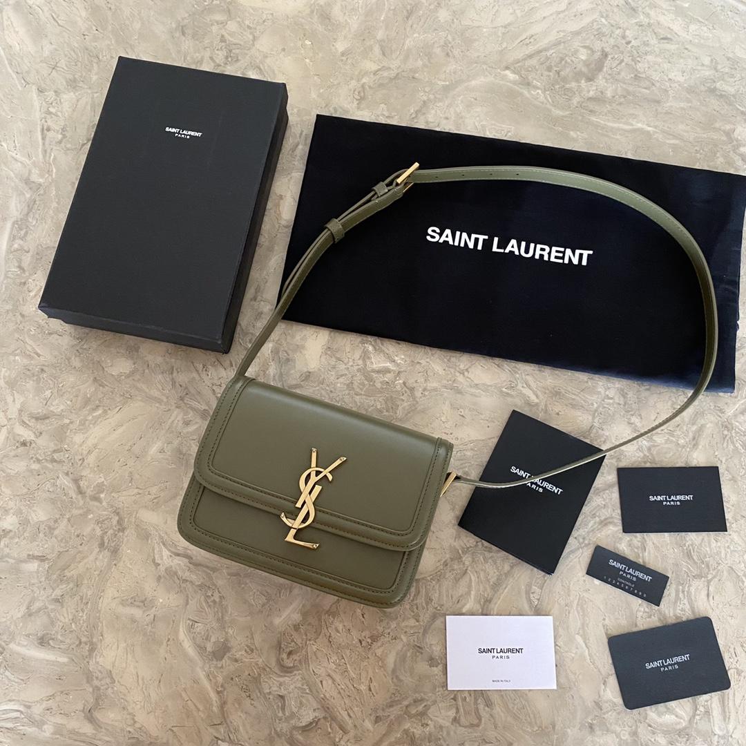 Saint Laurent Solferino Small Satchel In Box Saint Laurent Leather(19-13-5cm) - FashionPlug