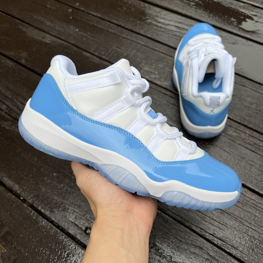 Air Jordan 11 Low UNC AJ11 Sneaker     528895-106 - FashionPlug