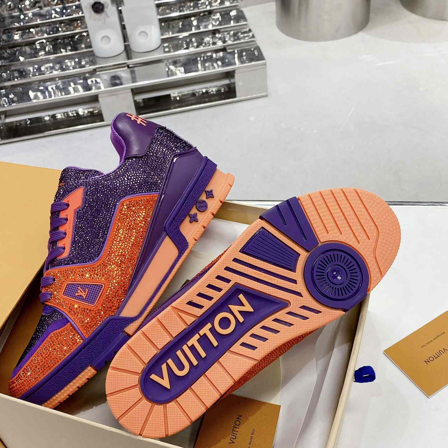 Louis Vuitton LV Trainer Sneaker        - FashionPlug