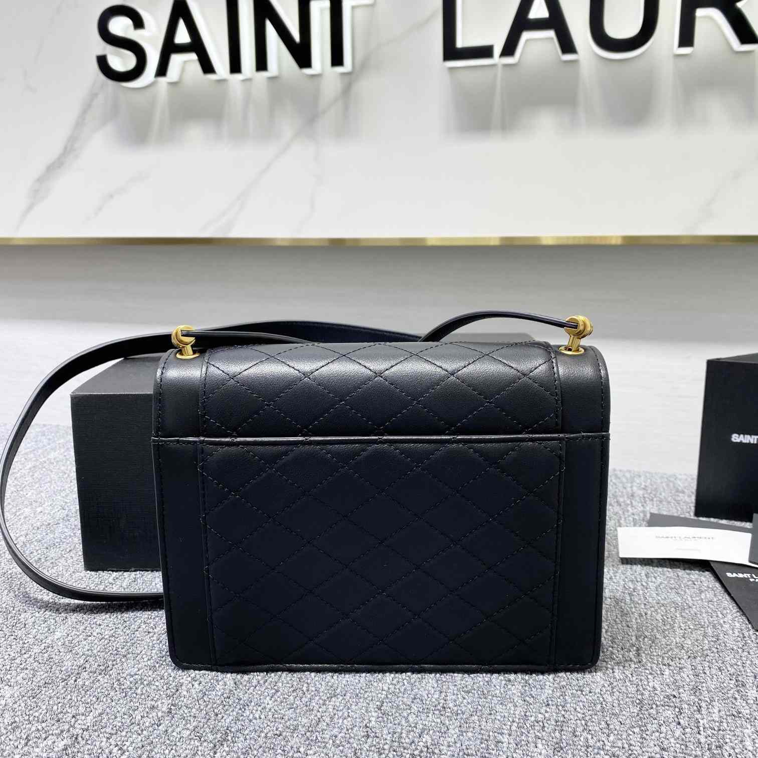 Saint Laurent Gaby Mini Satchel In Quilted Lambskin - FashionPlug