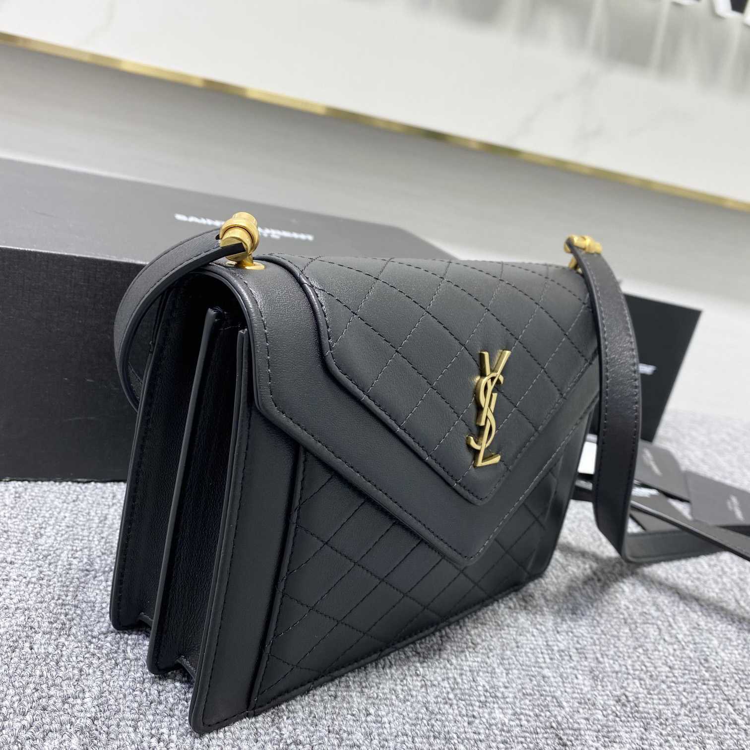 Saint Laurent Gaby Mini Satchel In Quilted Lambskin - FashionPlug