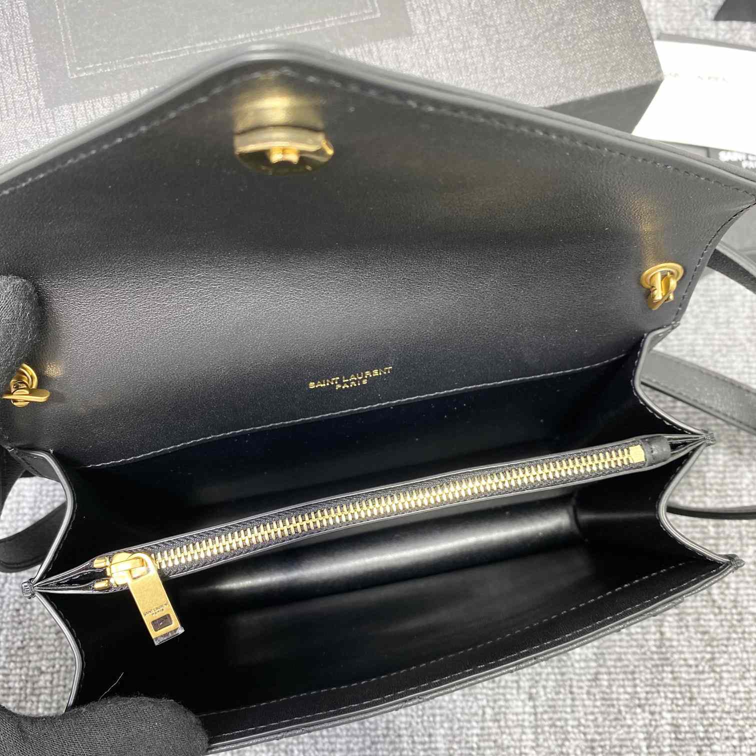 Saint Laurent Gaby Mini Satchel In Quilted Lambskin - FashionPlug