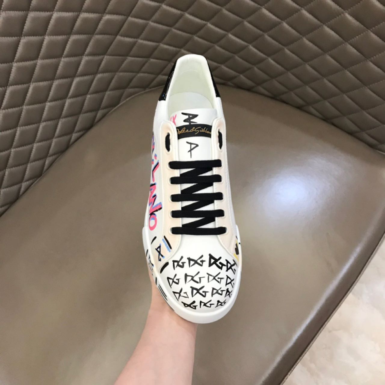 Dolce & Gabbana Limited Edition Portofino Sneakers - FashionPlug