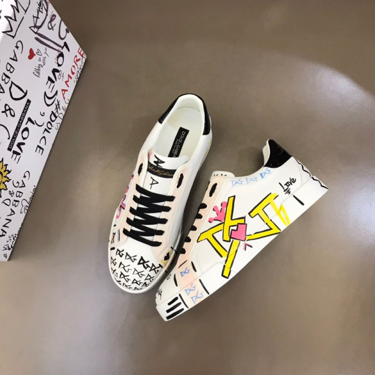 Dolce & Gabbana Limited Edition Portofino Sneakers - FashionPlug