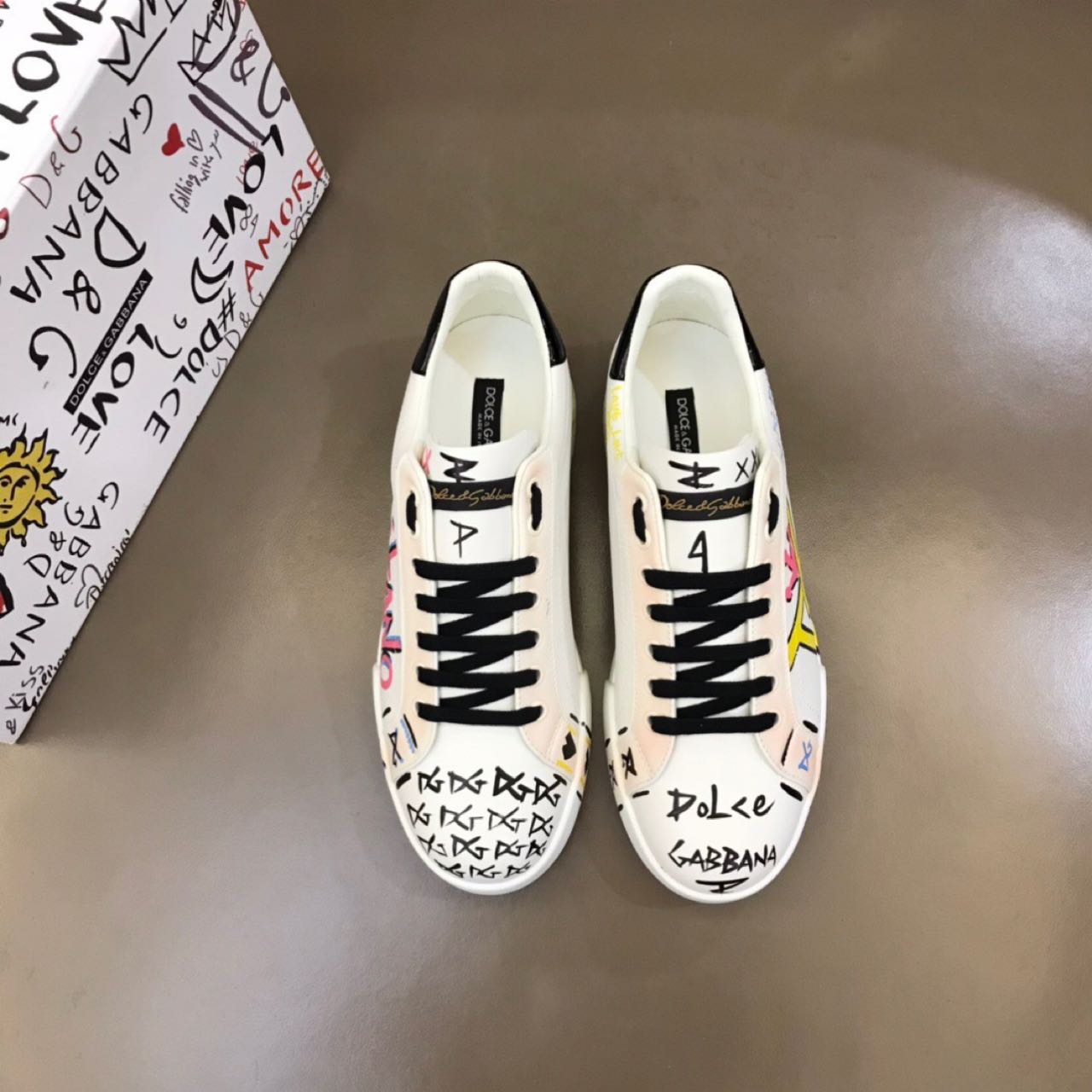 Dolce & Gabbana Limited Edition Portofino Sneakers - FashionPlug