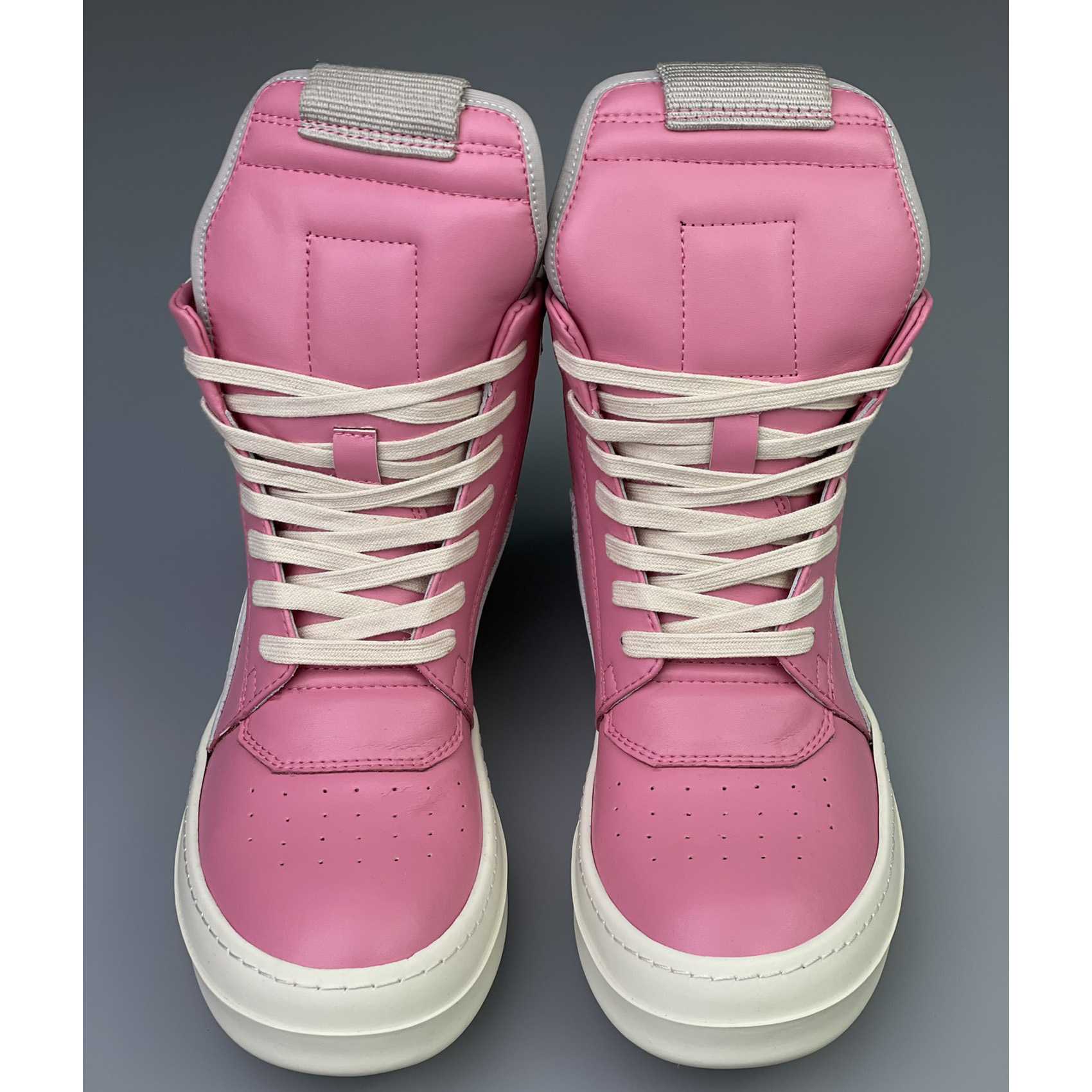 Rick Owens Geobasket High Top Sneakers - FashionPlug
