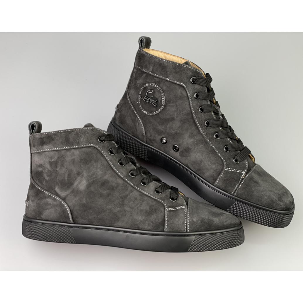 Christian Louboutin Louis Junior High-Top Sneaker - FashionPlug