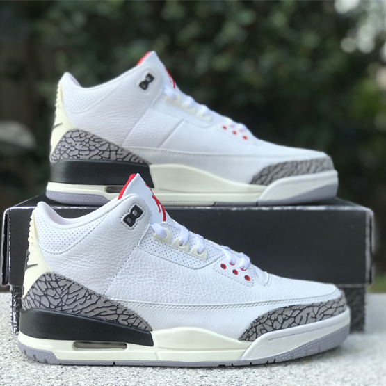 Air Jordan 3 “White Cement Reimagined” Basketball Shoes   DN3707-100 - FashionPlug