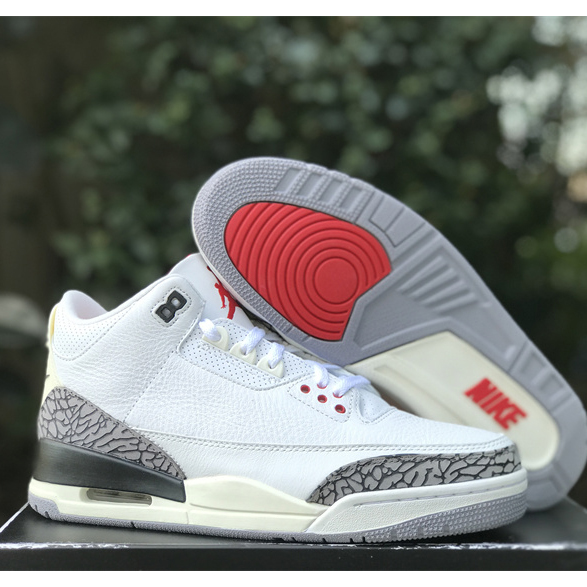 Air Jordan 3 “White Cement Reimagined” Basketball Shoes   DN3707-100 - FashionPlug