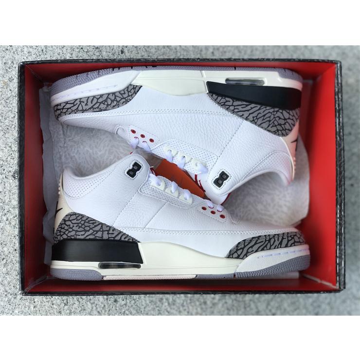 Air Jordan 3 “White Cement Reimagined” Basketball Shoes   DN3707-100 - FashionPlug