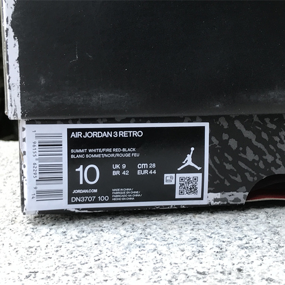 Air Jordan 3 “White Cement Reimagined” Basketball Shoes   DN3707-100 - FashionPlug