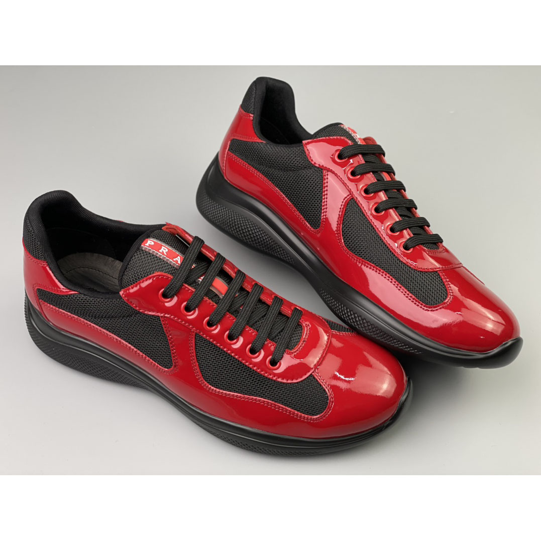 Prada Male America's Cup Sneaker  - FashionPlug