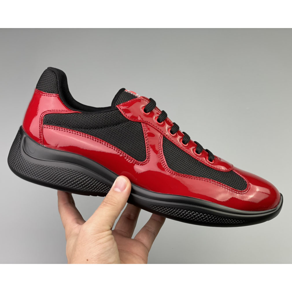 Prada Male America's Cup Sneaker  - FashionPlug