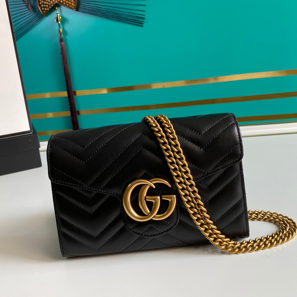 Gucci Leather Shoulder Bag(20-13-6cm)   474575 - FashionPlug