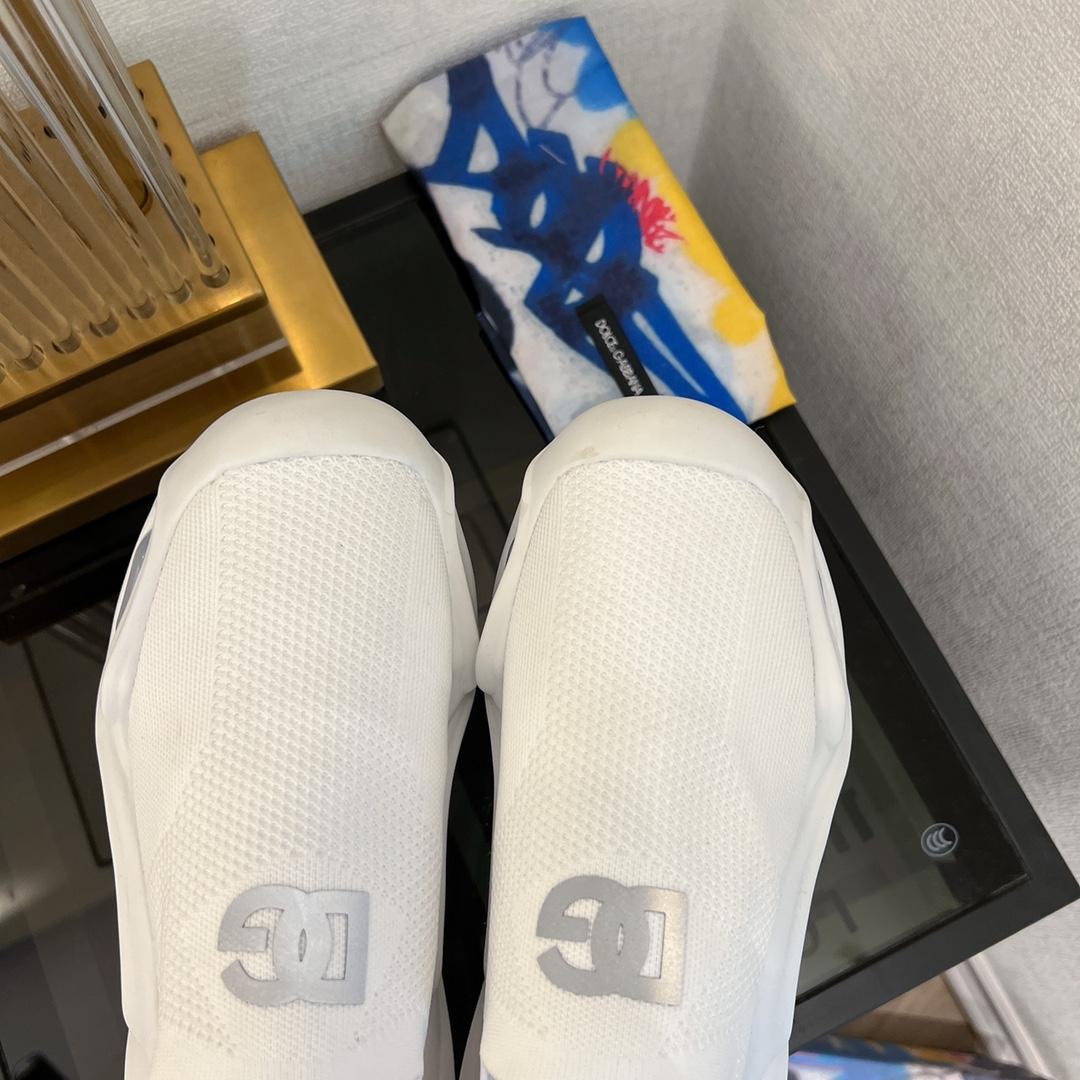 Dolce & Gabbana Stretch Mesh Wave Sneakers - FashionPlug