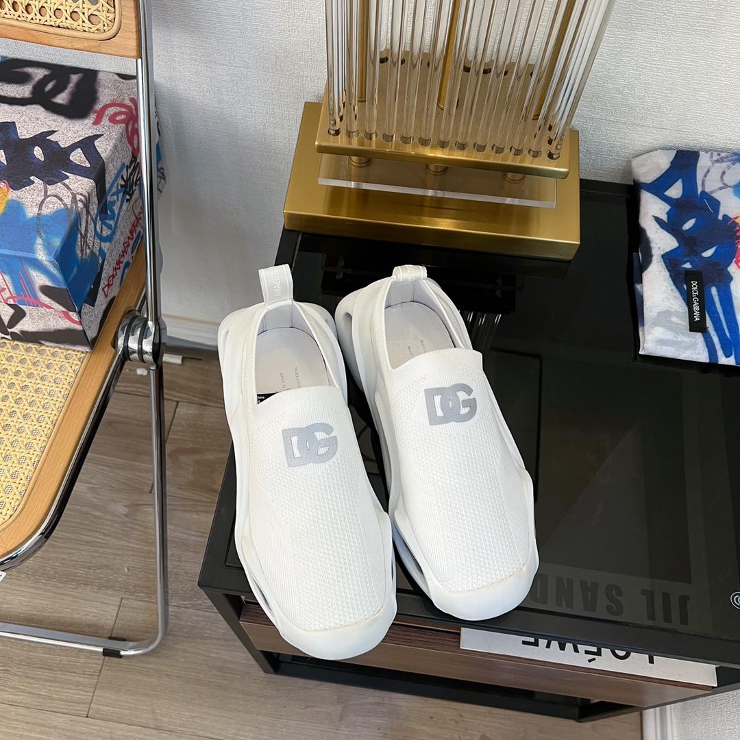 Dolce & Gabbana Stretch Mesh Wave Sneakers - FashionPlug