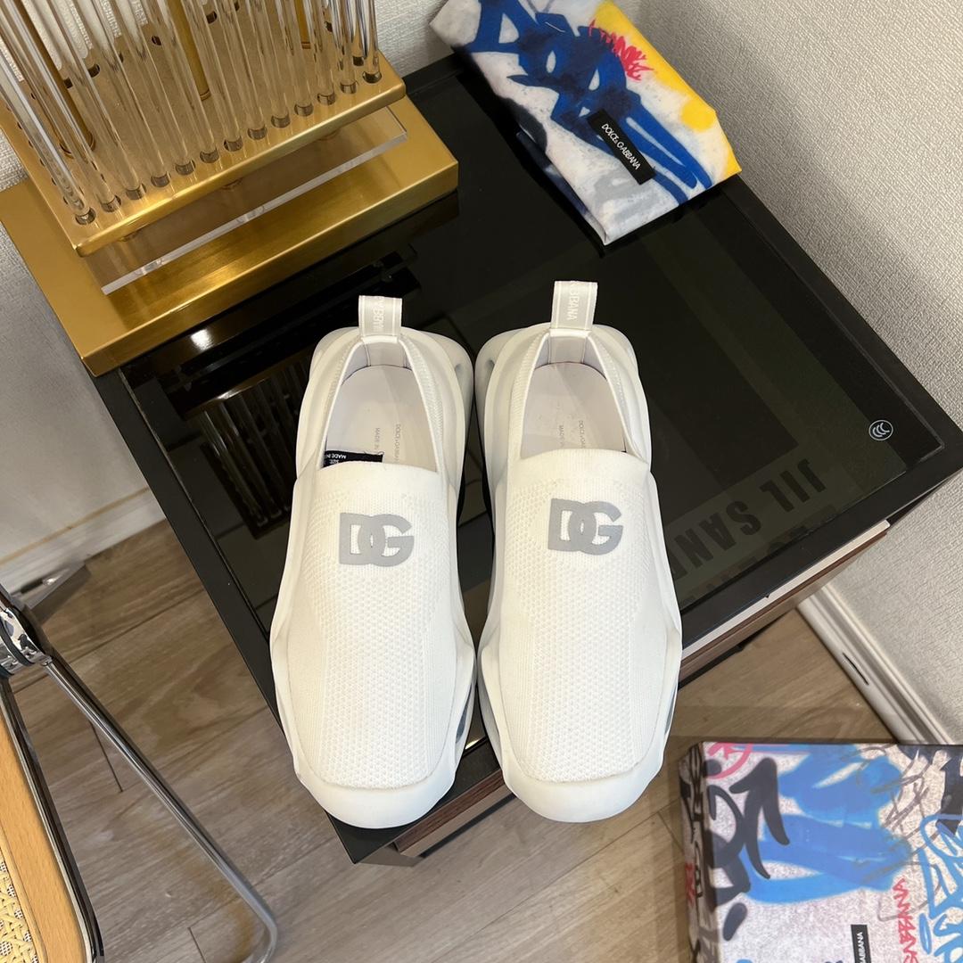 Dolce & Gabbana Stretch Mesh Wave Sneakers - FashionPlug