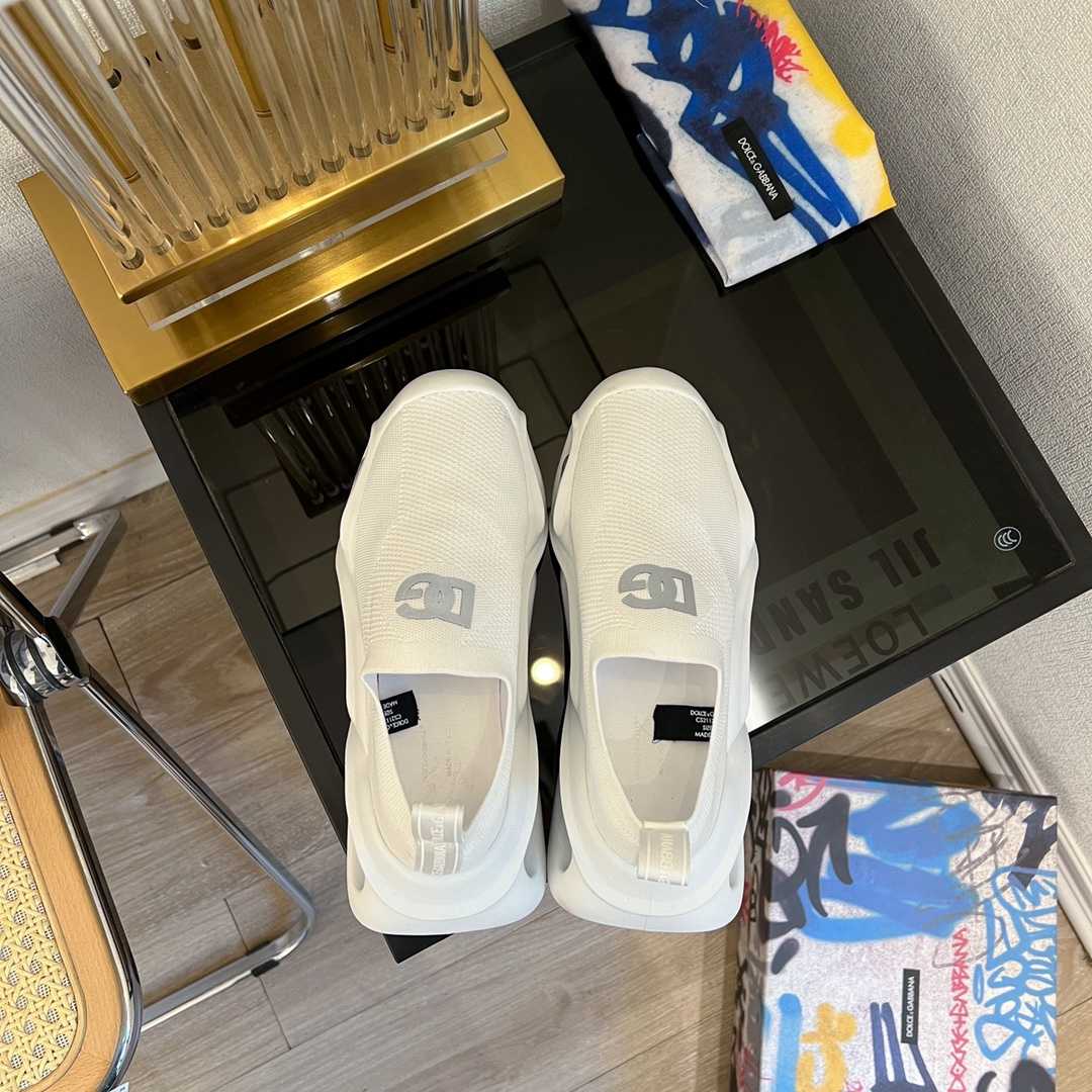 Dolce & Gabbana Stretch Mesh Wave Sneakers - FashionPlug
