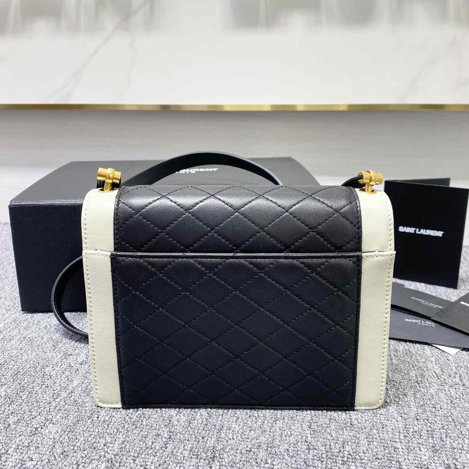 Saint Laurent Gaby Mini Satchel In Quilted Lambskin - FashionPlug
